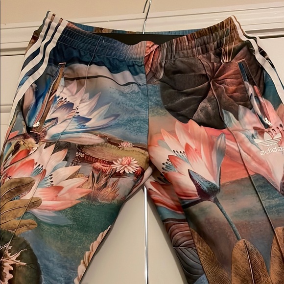 adidas Pants - adidas Farm Rio x Curso d’Agua Floral Lotus Track Pants